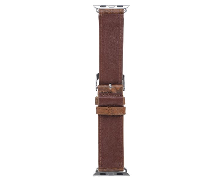 Mittangle Embossed Leather Watch Band | 42mm/44mm
