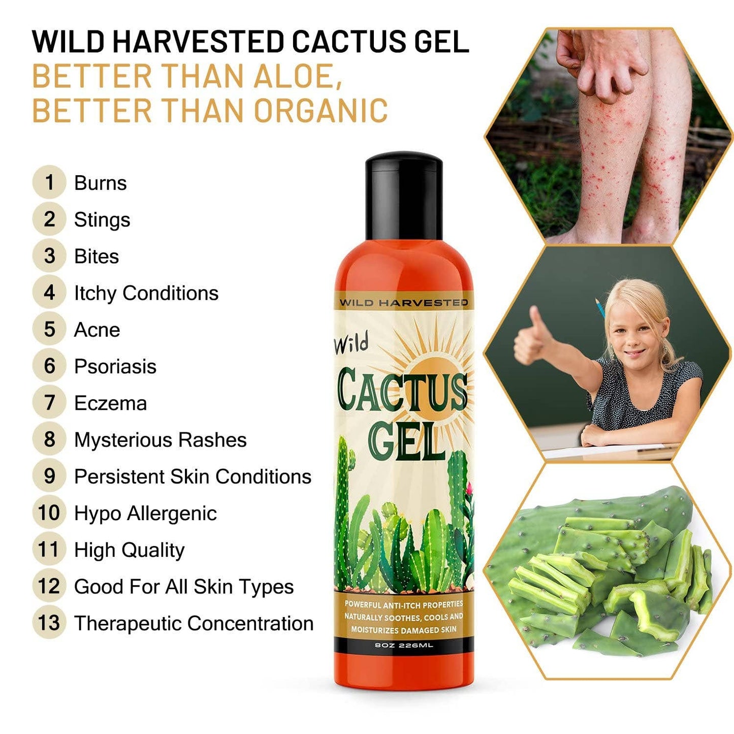 Wild Harvested Cactus Gel