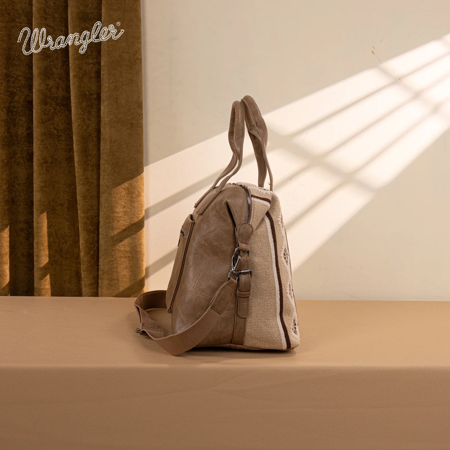 Wrangler Southwestern Duffle Bag | Khaki