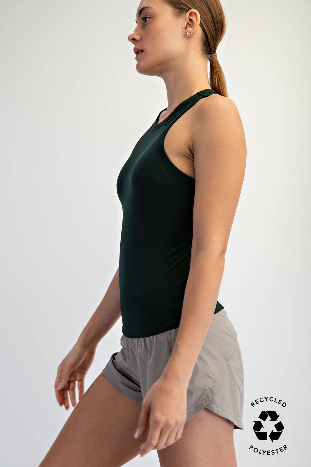Butter Soft Racerback Tank | Black