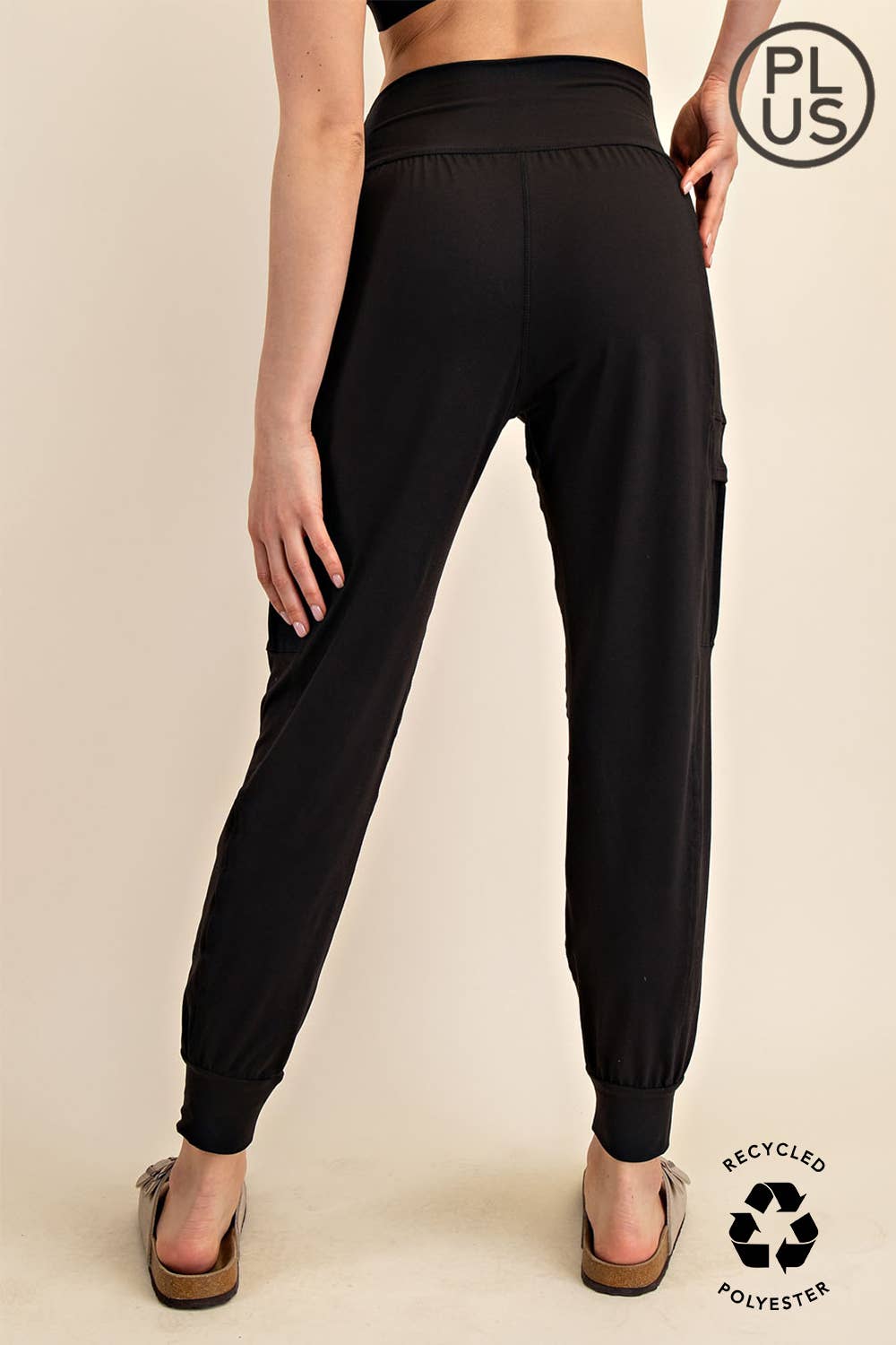Butter Soft High Waist Cargo Joggers | Plus Size