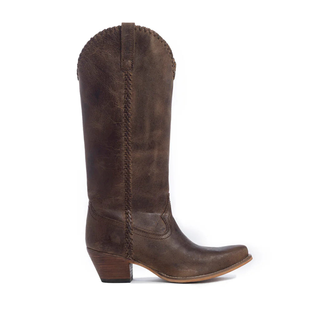 High Plains Stitched Leather Boots | Myra