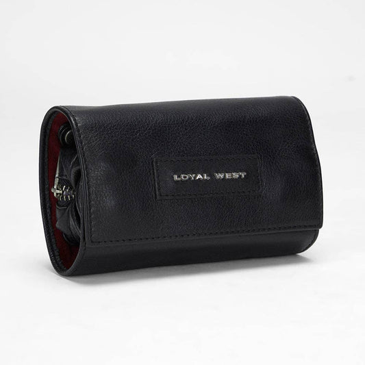 LOYAL WEST Canyon Leather Jewelry Case | Black