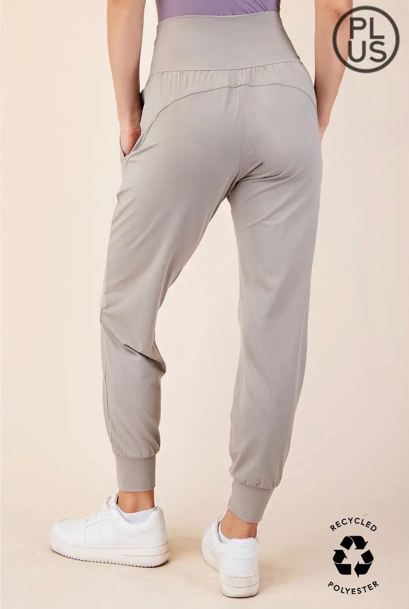 Butter Soft High Waist Joggers with Pockets | Plus Size