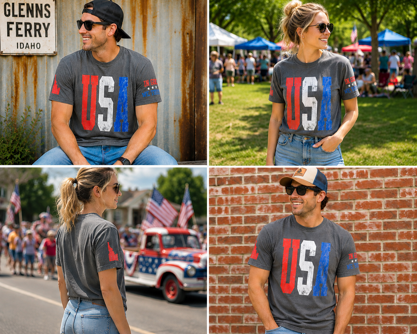 USA | Idaho Graphic Tee 