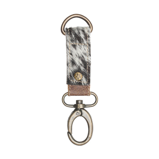 Myra | Black + White Key Fob