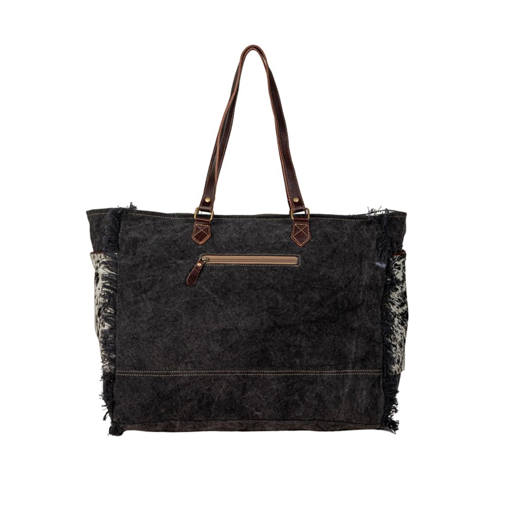 Myra Rosalinda Cross Stitched Weekender Bag