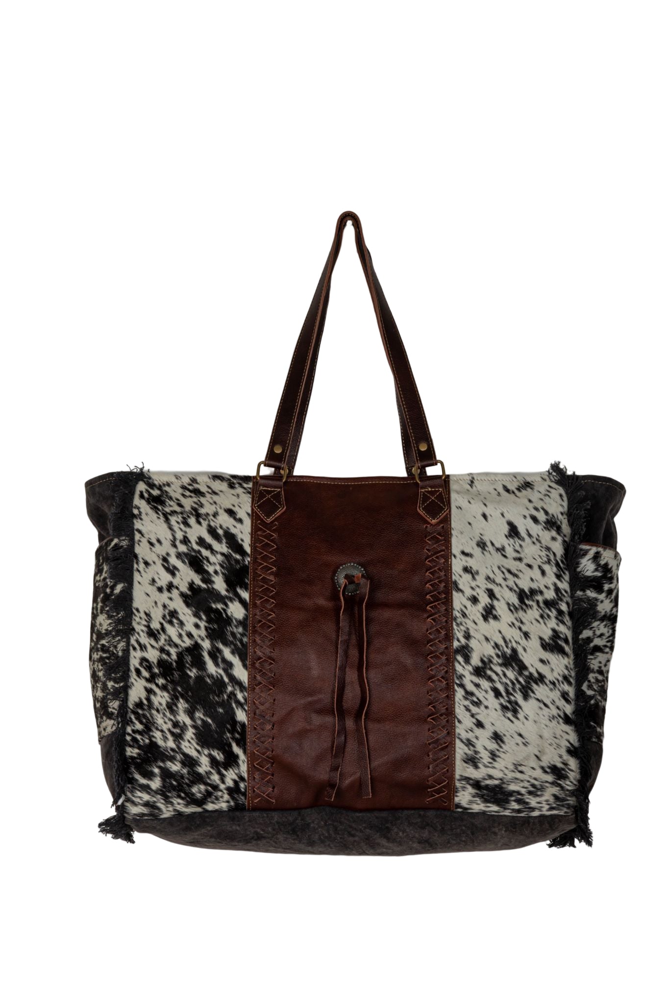 Myra Rosalinda Cross Stitched Weekender Bag