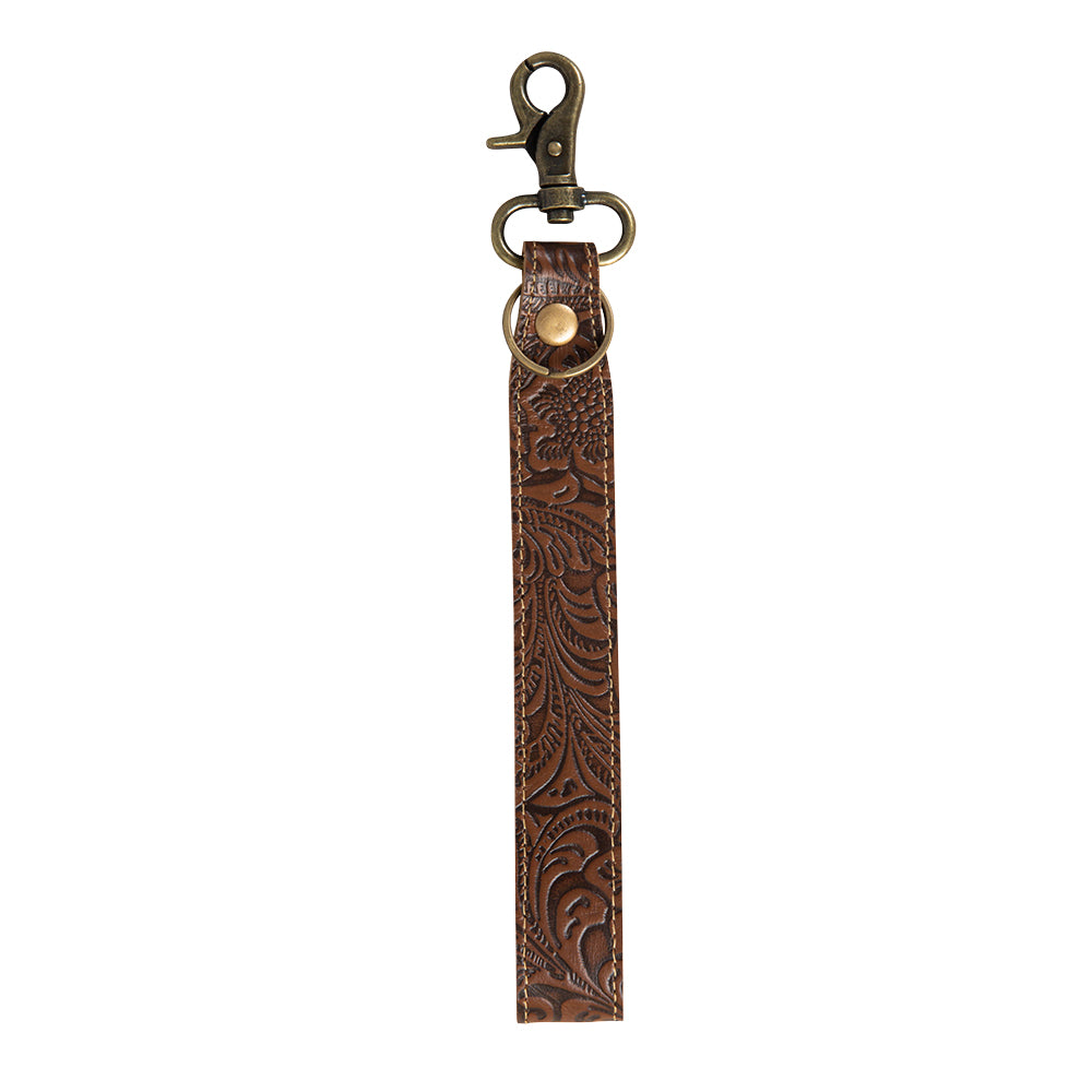 Myra | Classic Country Hand-Tooled Key Fob