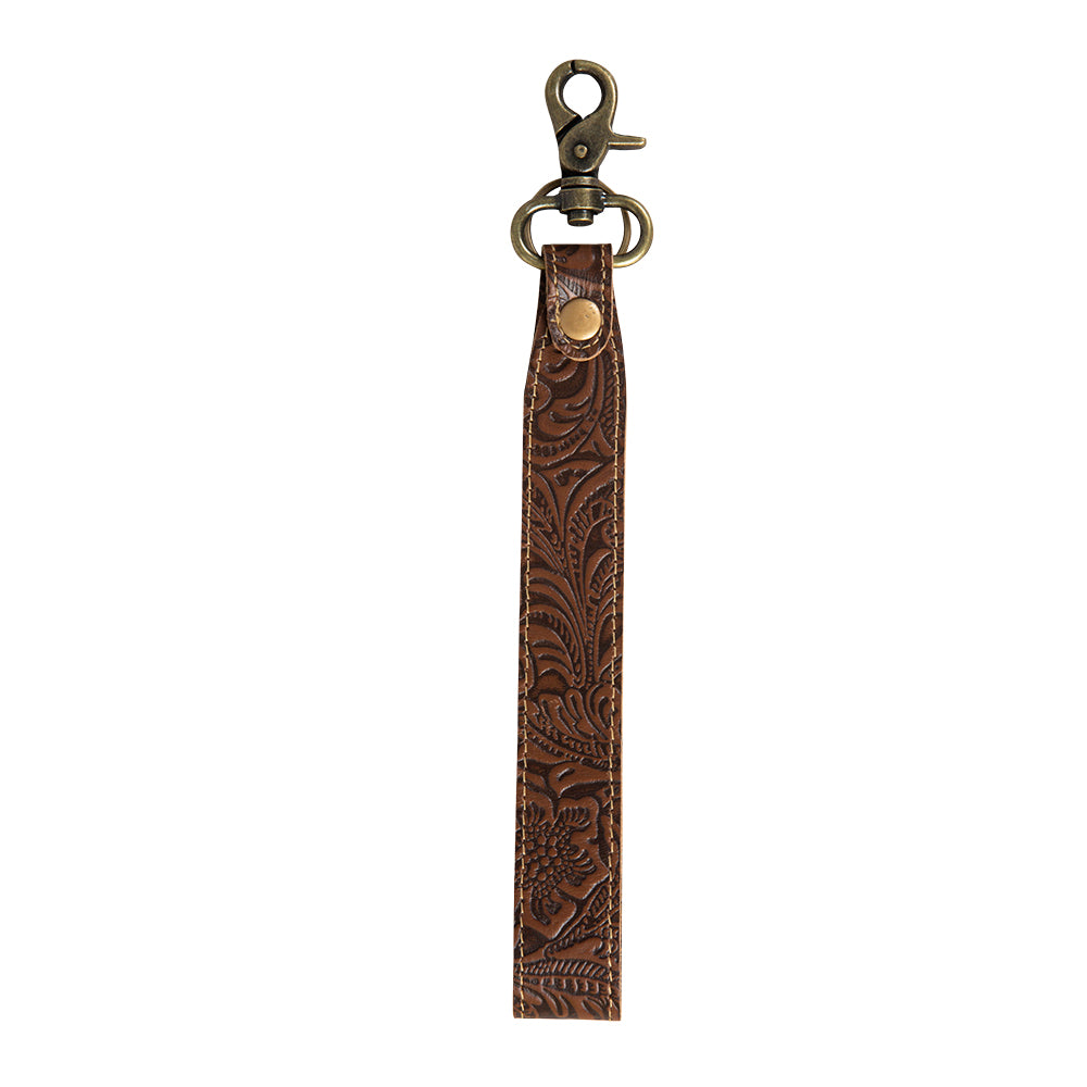 Myra | Classic Country Hand-Tooled Key Fob