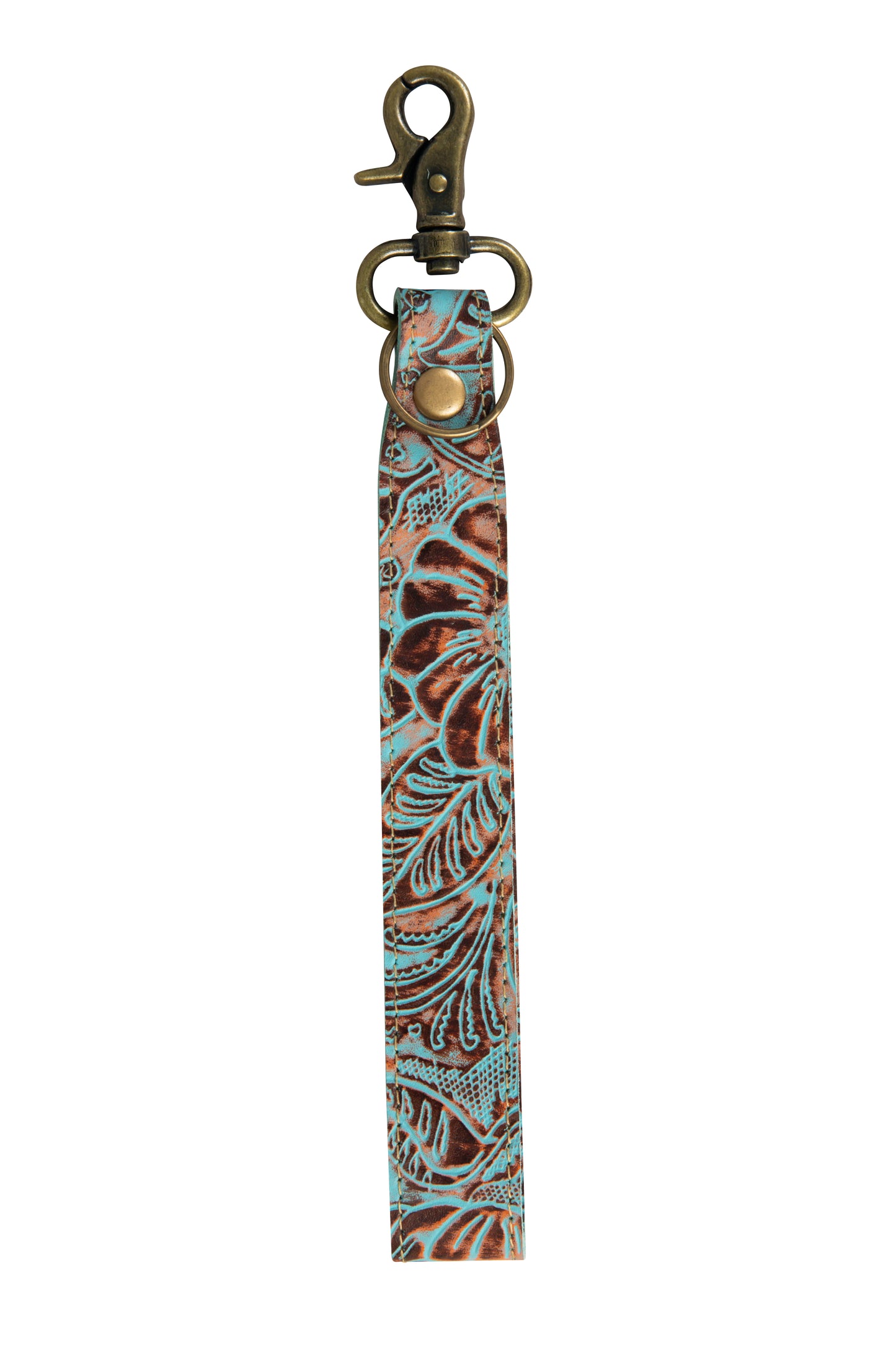 Myra | Pathflower Trail Hand-Tooled Key Fob