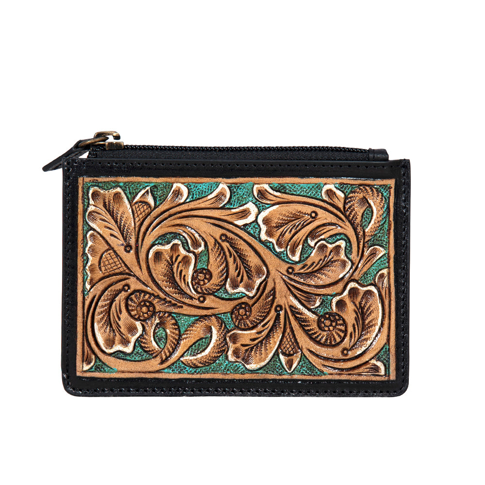 Myra | Prairie Dusk Hand-tooled Card Holder