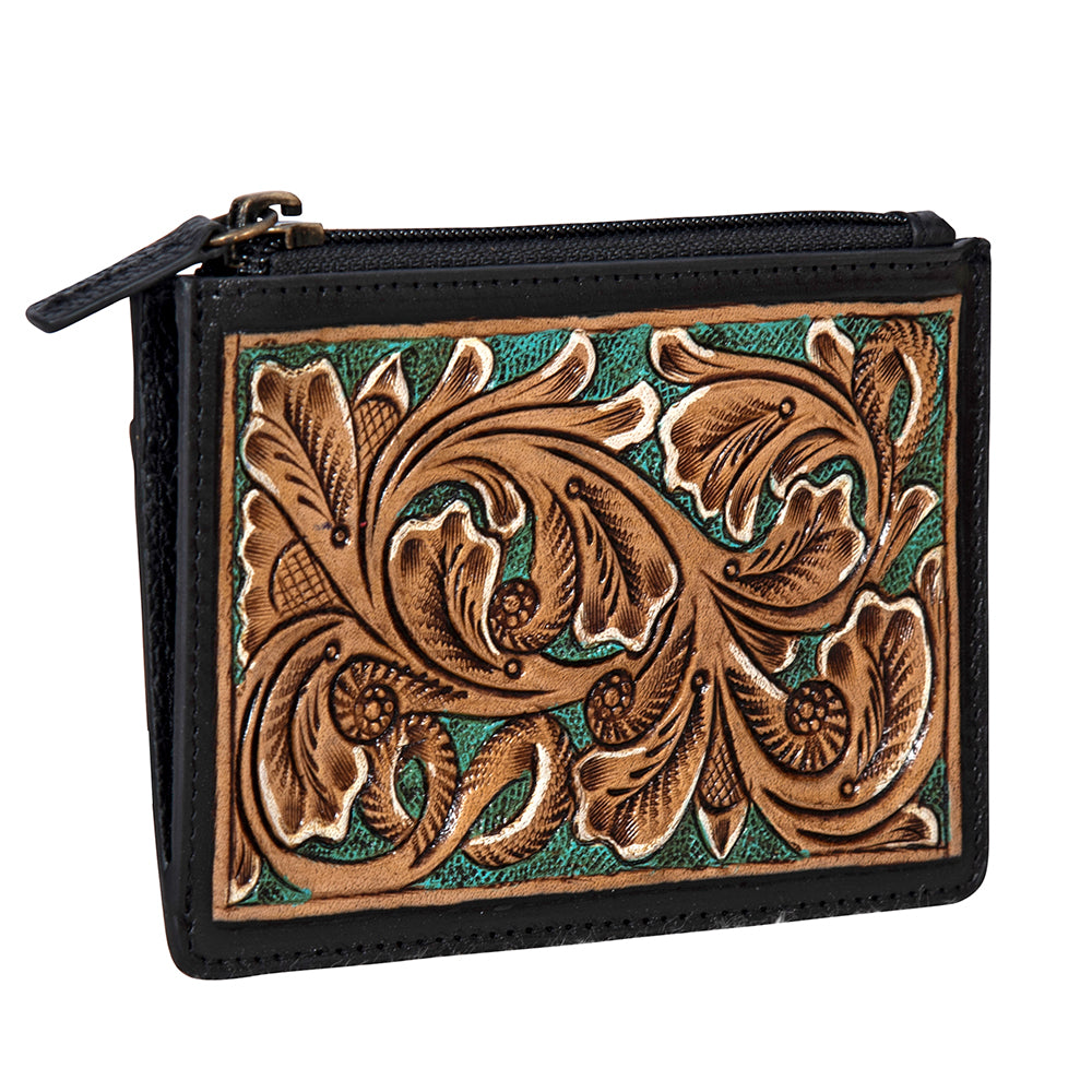 Myra | Prairie Dusk Hand-tooled Card Holder