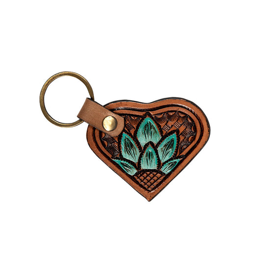 Myra | Desert Agave Heart Key Fob