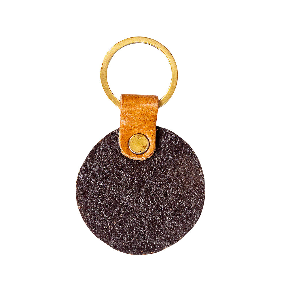 Myra | Four Blooms Hand-tooled Key Fob