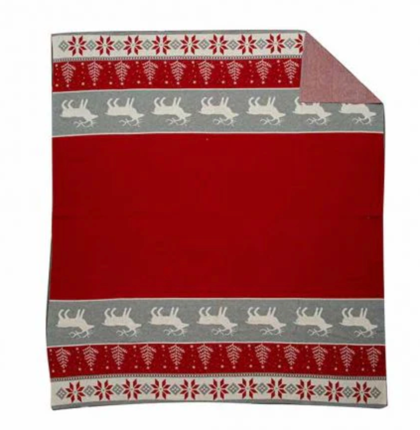 Myra | Reindeer In A Row Throw