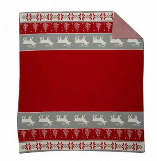 Myra | Reindeer In A Row Throw
