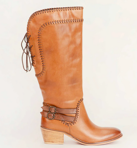 MYRA | Loyal West Dusty Trail High Boot in Calfskin