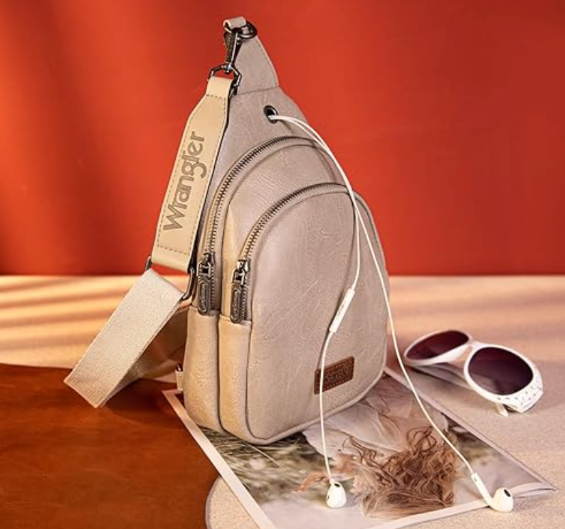 Wrangler Dual Sling Bag | Light Grey