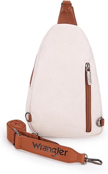 Wrangler Dual Sling Bag | Beige/Brown