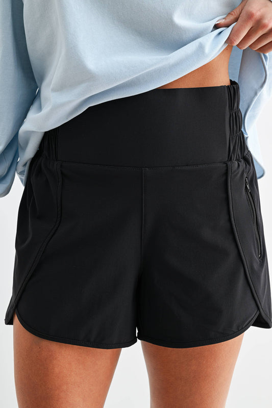 Contour Scallop Active Shorts