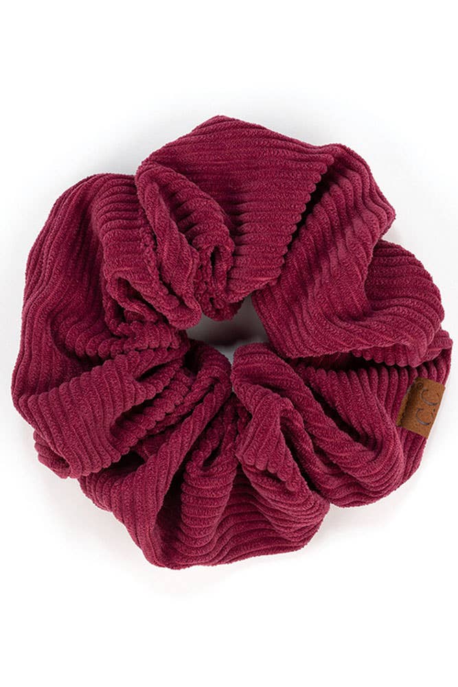 Corduroy Solid Color Soft Scrunchies | Coco Berry
