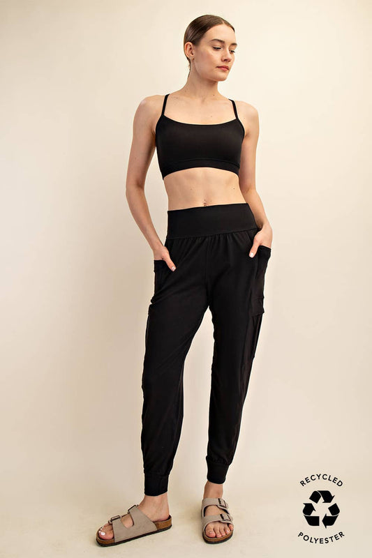 Butter Soft High Waist Cargo Joggers