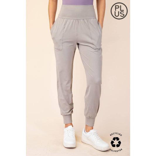 Butter Soft High Waist Joggers with Pockets | Plus Size