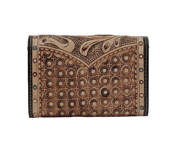 Myra | Beige Black Wallet