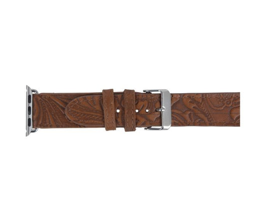 Mittangle Embossed Leather Watch Band | 42mm/44mm