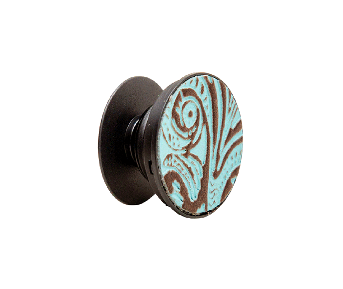 Myra | Atrium Turquoise Leather Phone Socket