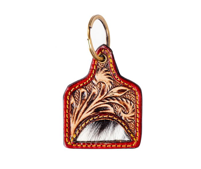 Myra | Prairie Home Hand-tooled Key Fob