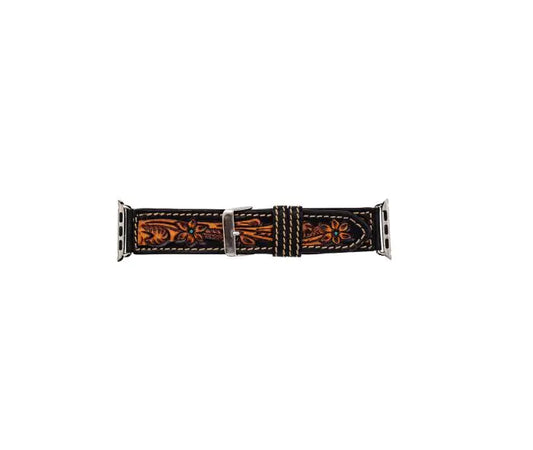 Fox Trail Hand-Tooled Leather Watch Band | 38mm/40mm