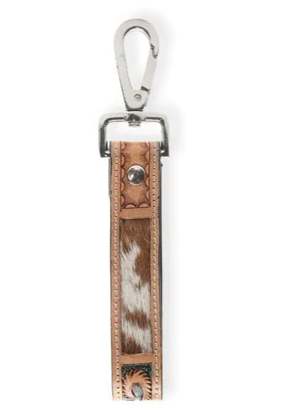 Myra | Jackstone Hand-tooled Leather Key Fob