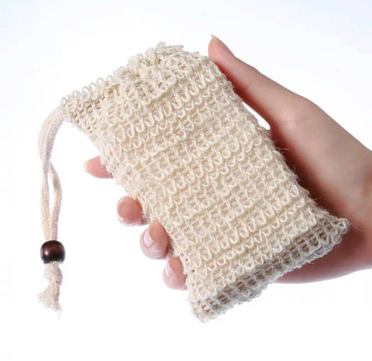 Natural Sisal Soap Saver Pouch