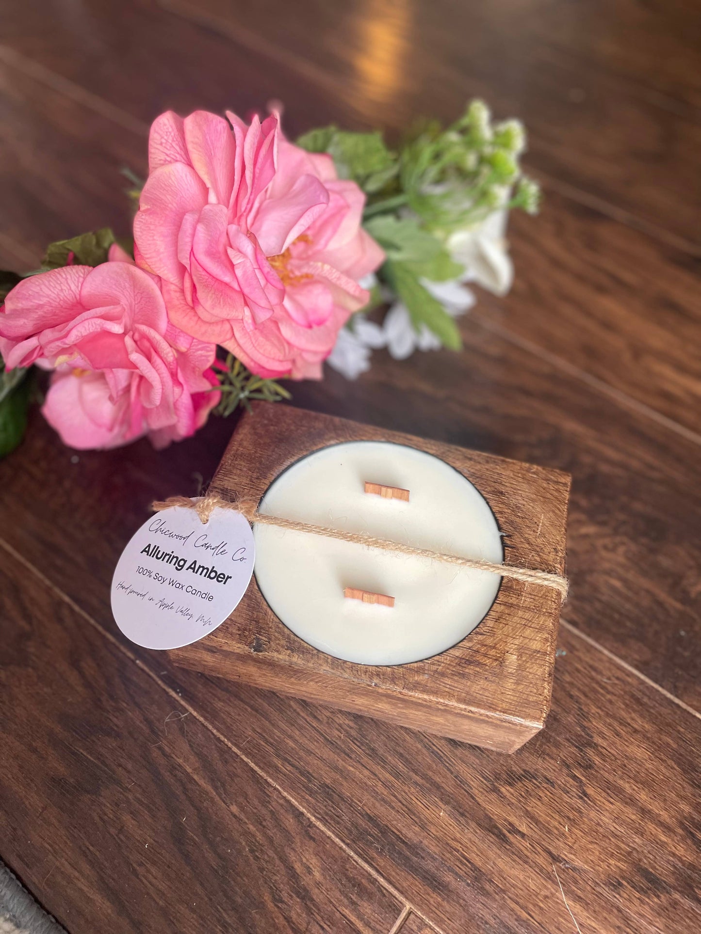 Wooden Cheese Mold Candle | Apple Cider & Oak